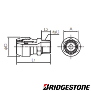 NAM13J5 プッシュマスター オスアダプター 平行ネジ